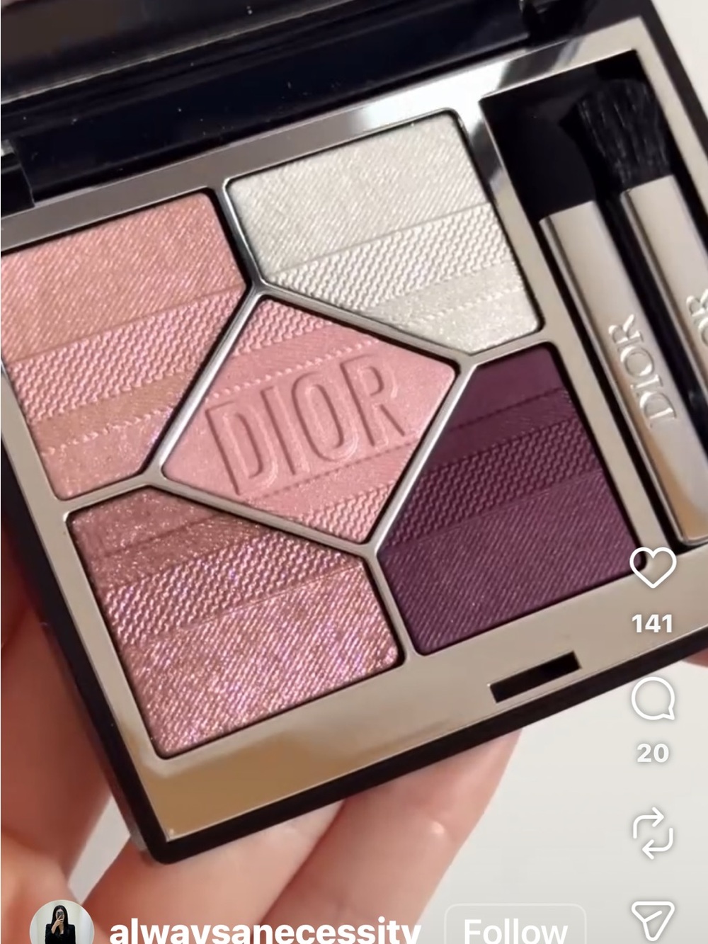 DiorSOL Diorshow 5 Couleurs 983 CHAMPS - RELYSEES LIMITED EDITION Eye shadow - Picture 3 of 7